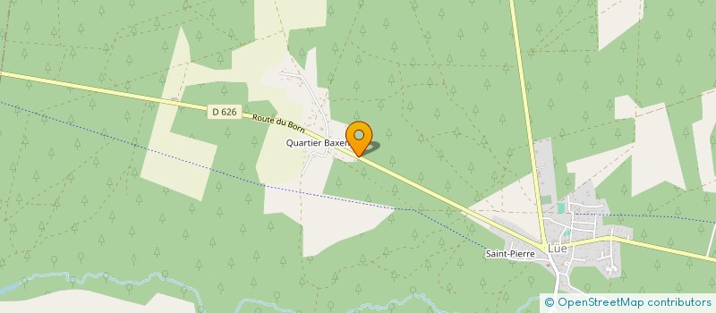 localisation de l'entreprise G.M.D.  LABOUHEYRE