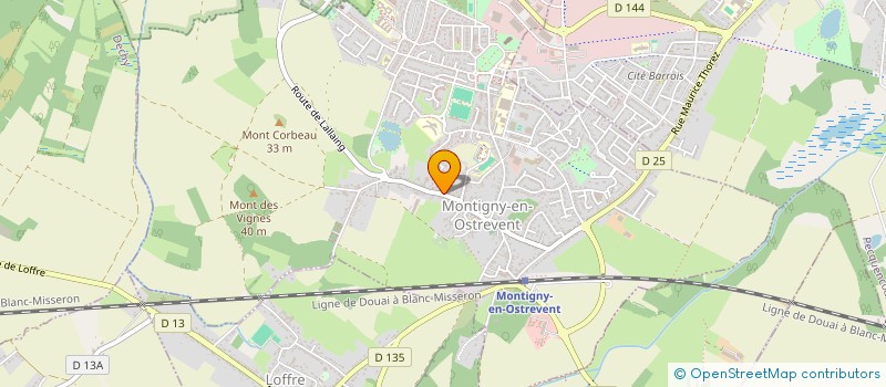 localisation de l'entreprise G&M D INVEST  MONTIGNY-EN-OSTREVENT