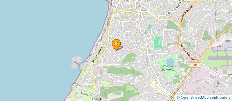 localisation de l'entreprise G.M DEVELOPPEMENT à BIARRITZ