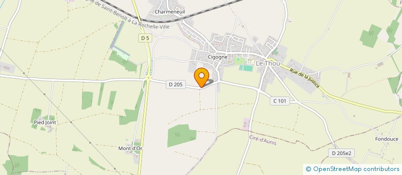 localisation de l'entreprise G.M.E. ATLANTIQUE  CHAMBON