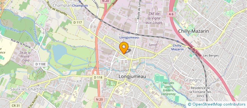 localisation de l'entreprise G.M.E. ROBIN à SAULX-LES-CHARTREUX