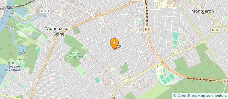 localisation de l'entreprise G. M ET ASSOCIES à VIGNEUX-SUR-SEINE