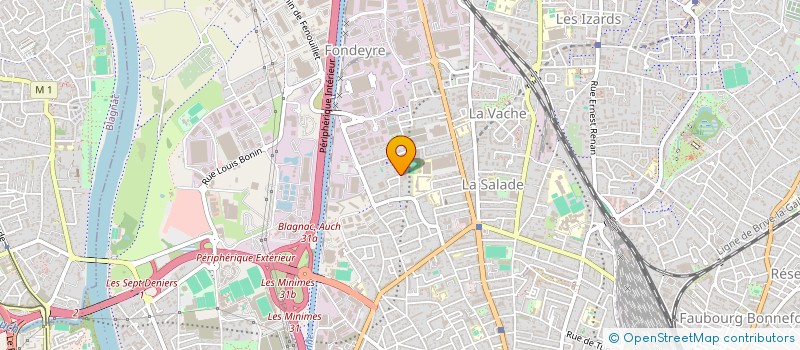 localisation de l'entreprise G-M FERMETURES à TOULOUSE