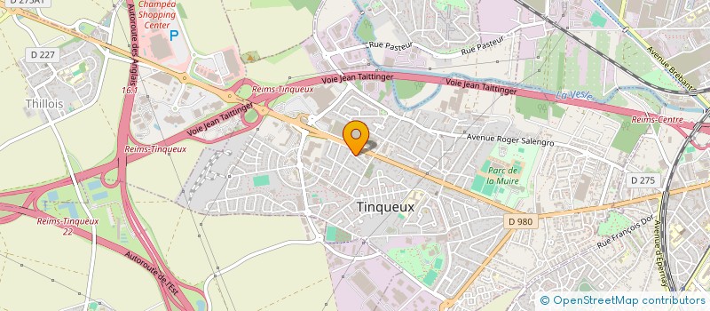 localisation de l'entreprise G.M.G  TINQUEUX