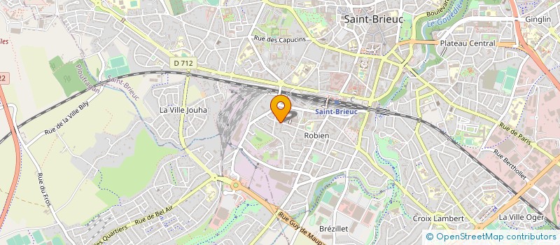 localisation de l'entreprise G.M.G. à SAINT-BRIEUC
