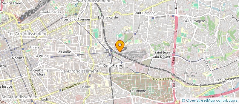 localisation de l'entreprise G.M.G à MARSEILLE