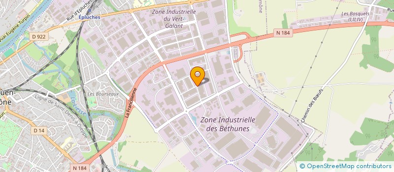 localisation de l'entreprise G.M.G.S. FININVEST à SAINT-OUEN-L'AUMONE