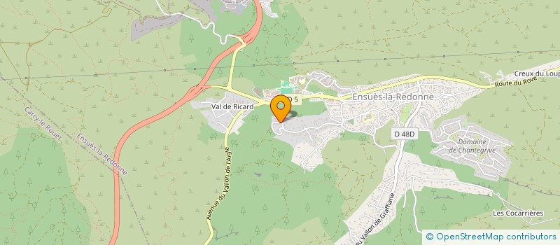 localisation de l'entreprise G M HABITAT à ENSUES-LA-REDONNE