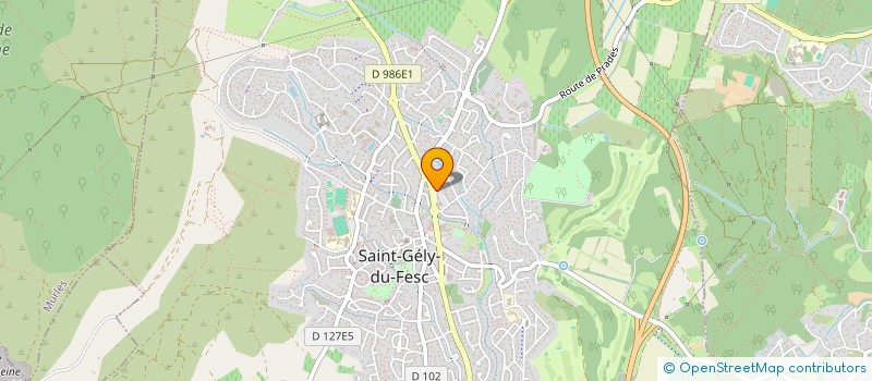 localisation de l'entreprise G.M.I.  POMPIGNAN