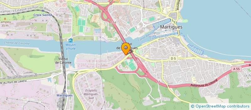 localisation de l'entreprise G M I F  MARTIGUES