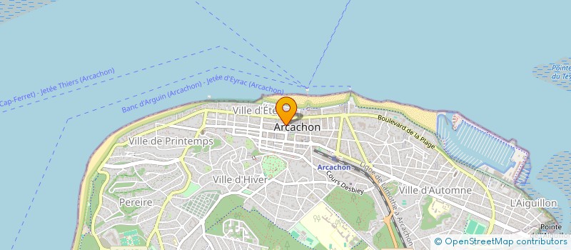 localisation de l'entreprise G'M IMMO  ARCACHON