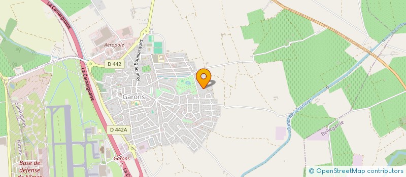 localisation de l'entreprise G.M INVEST  GARONS