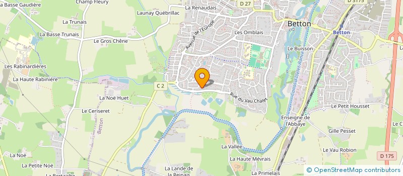 localisation de l'entreprise G M ISABELLE CLERC  BETTON