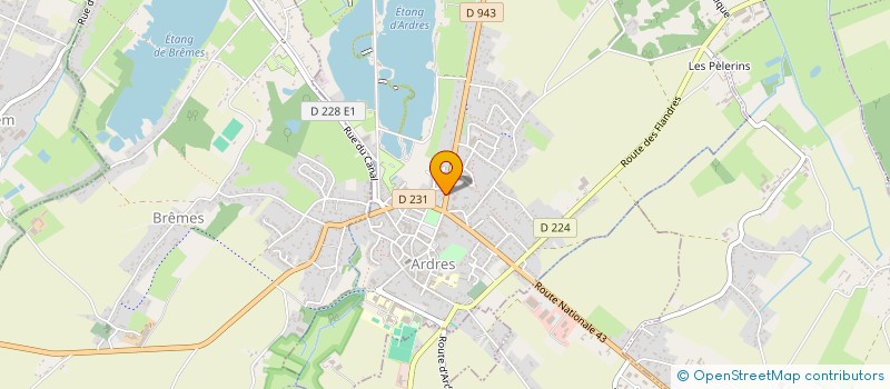 localisation de l'entreprise G.M.J.V. IMMO  BREMES