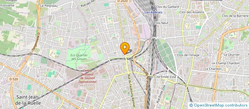 localisation de l'entreprise G.M.K  ORLEANS