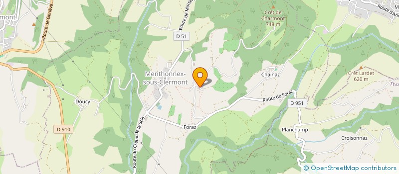 localisation de l'entreprise G.M KART.  CHILLY