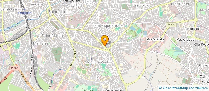 localisation de l'entreprise G. M. KENNEDY  PERPIGNAN