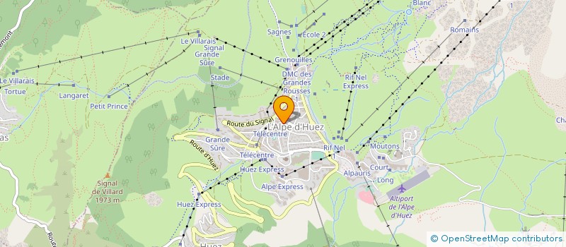 localisation de l'entreprise G.M.L.  HUEZ