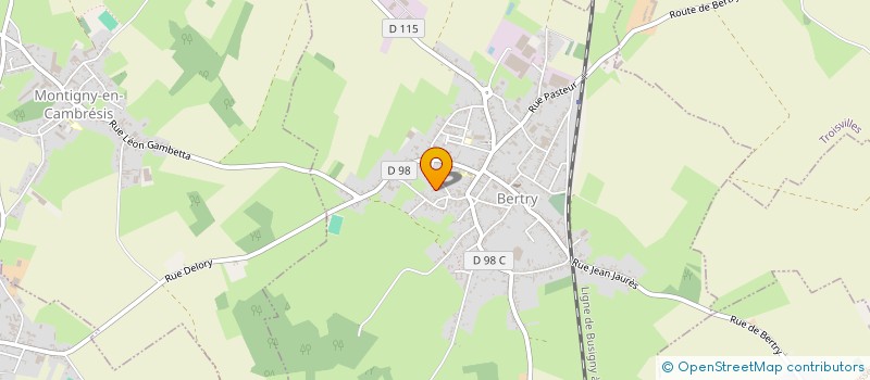 localisation de l'entreprise G.M.L  BERTRY