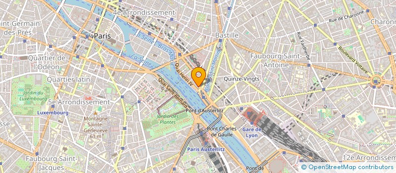 localisation de l'entreprise G.M.L. PRODUCTIONS  PARIS