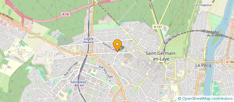 localisation de l'entreprise G.M.M. RESTAURATION  SAINT-GERMAIN-EN-LAYE