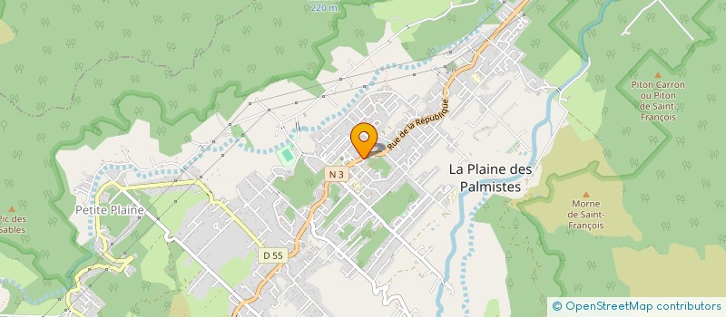 localisation de l'entreprise G.M.N à LA PLAINE-DES-PALMISTES