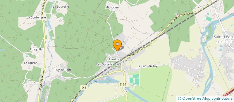 localisation de l'entreprise G M P P  NEUVIC