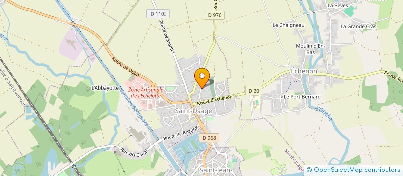 localisation de l'entreprise G&M PAYSAGE  SAINT-USAGE