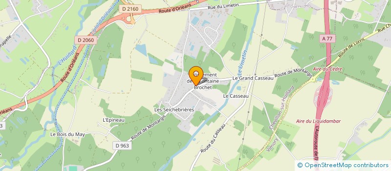 localisation de l'entreprise G.M. PLOMBERIE à CHEVILLON-SUR-HUILLARD