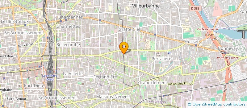 localisation de l'entreprise G&M PRESTIGE TAXI  VILLEURBANNE