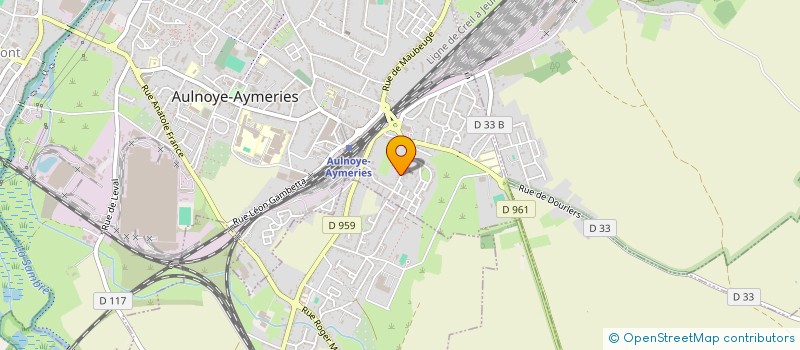 localisation de l'entreprise G.M.Q.L  AULNOYE-AYMERIES