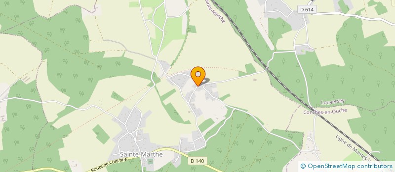 localisation de l'entreprise G.M.R  SAINTE-MARTHE