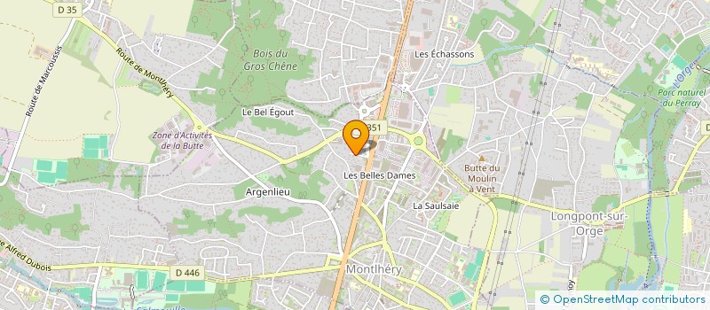 localisation de l'entreprise G.M.R CREATIONS  MONTLHERY