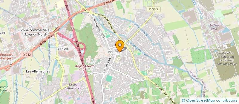 localisation de l'entreprise G M S  VEDENE