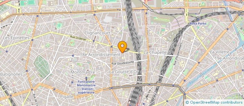 localisation de l'entreprise G.M.S.  PARIS