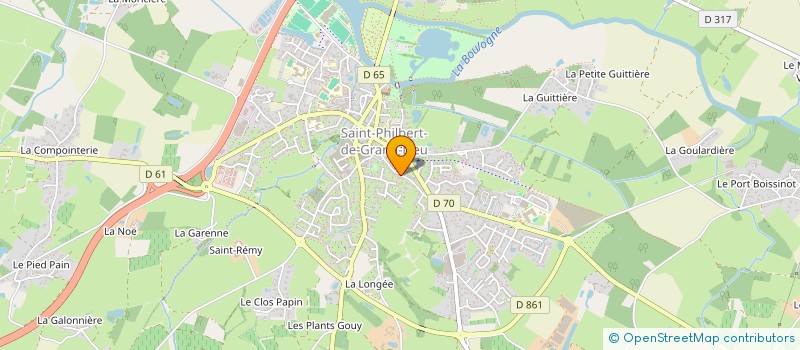 localisation de l'entreprise G M S  SAINT-PHILBERT-DE-GRAND-LIEU