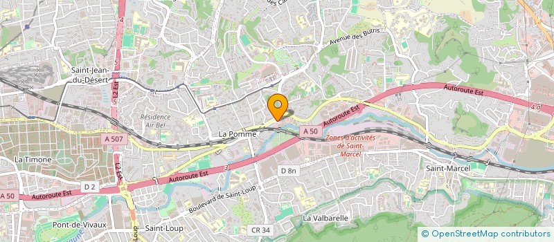 localisation de l'entreprise G M S à MARSEILLE