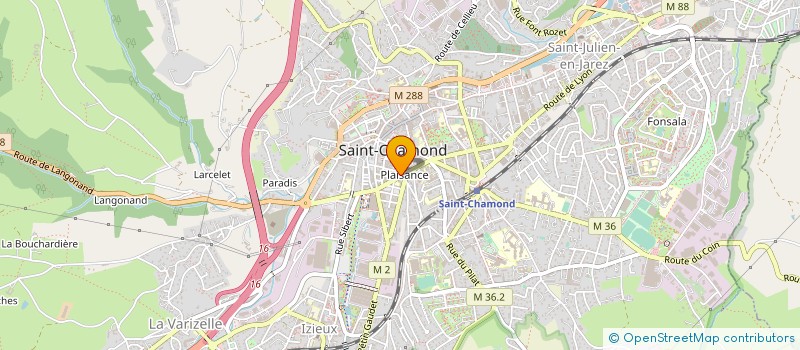 localisation de l'entreprise G.M.S CONCEPT à SAINT-CHAMOND
