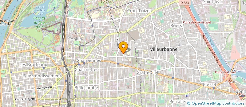 localisation de l'entreprise G M S DIFFUSION à VILLEURBANNE