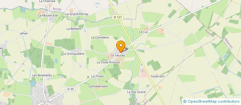 localisation de l'entreprise G.M.S. GEODESIE MAINTENANCE SERVICES à NORT SUR ERDRE