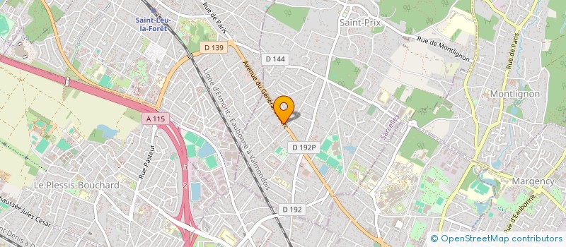 localisation de l'entreprise G.M.T. à SAINT-PRIX