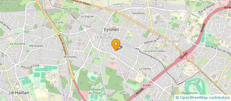 localisation de l'entreprise G.M.T.A. à EYSINES