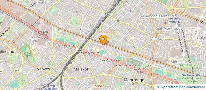 localisation de l'entreprise G.M.Y  PARIS