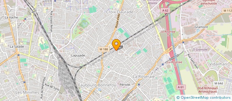 localisation de l'entreprise G.M.Z. AGENCY31  TOULOUSE