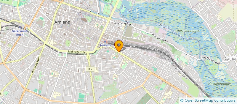 localisation de l'entreprise G.MA RETOUCHE à AMIENS