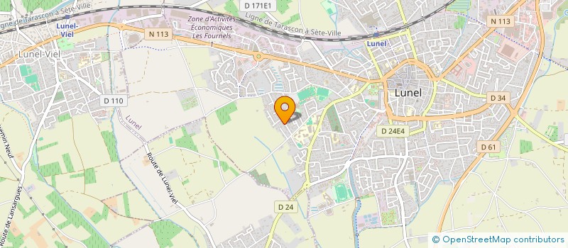 localisation de l'entreprise G-MAC  LUNEL