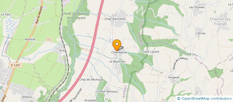 localisation de l'entreprise G-MACHINING à ENTRELACS