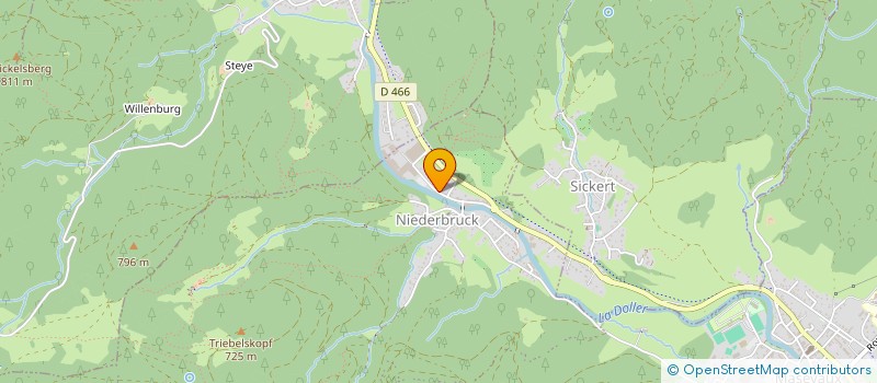 localisation de l'entreprise G MANIGOLD SASU à MASEVAUX-NIEDERBRUCK