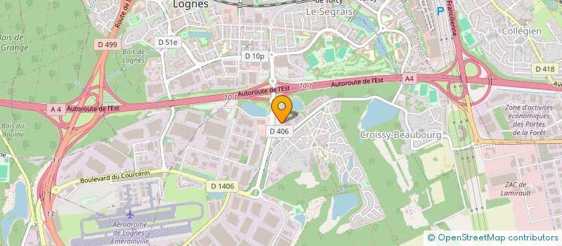 localisation de l'entreprise G MANUCURE  CROISSY-BEAUBOURG