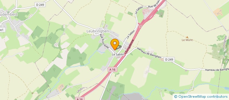 localisation de l'entreprise G.MARCQ  LEUBRINGHEN